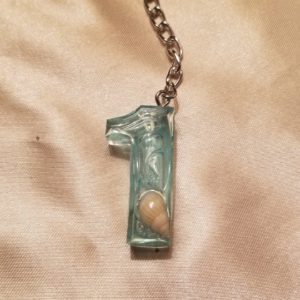 Number 1 Ocean Keychain