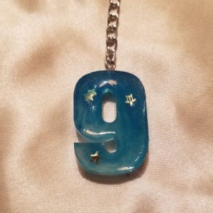 Number 9 Ocean Keychain