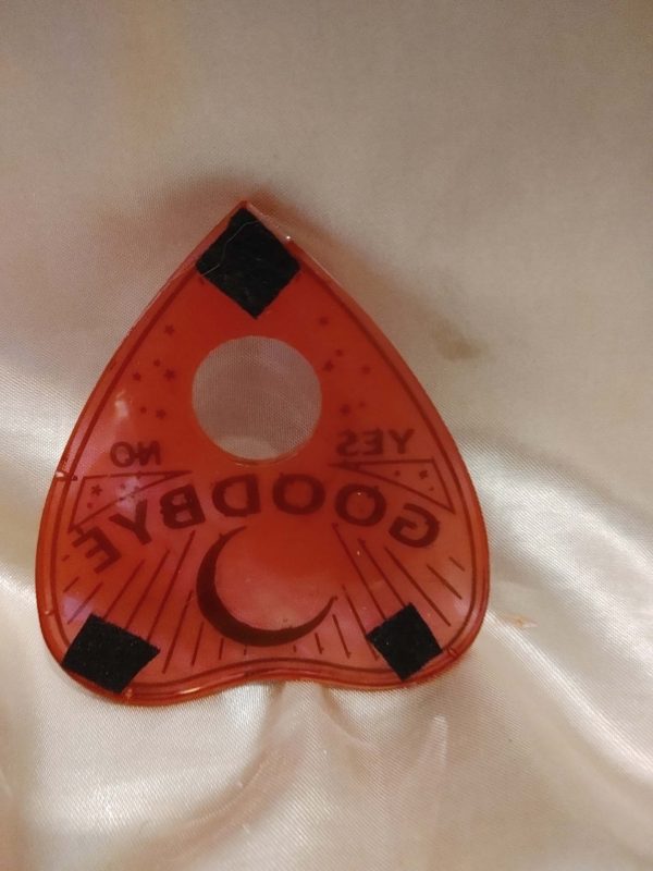 Red and Black Goodbye Ouija Planchette - Image 2