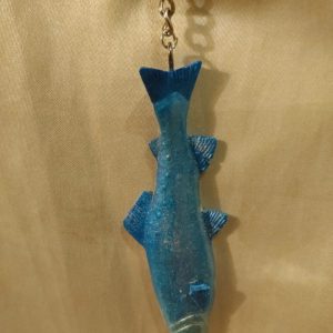 Fish Blue/Green Colour Shift Keychain