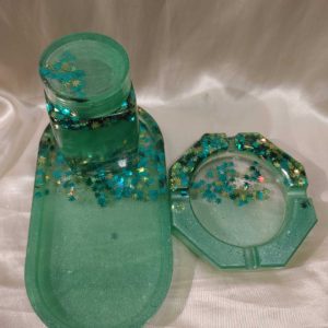 Rolling Tray Stash Jar & Ashtray Sets (18+)