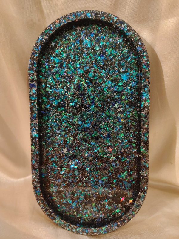 High Maintenance' Space Theme Tray, Jar & Ashtray Set - Image 2