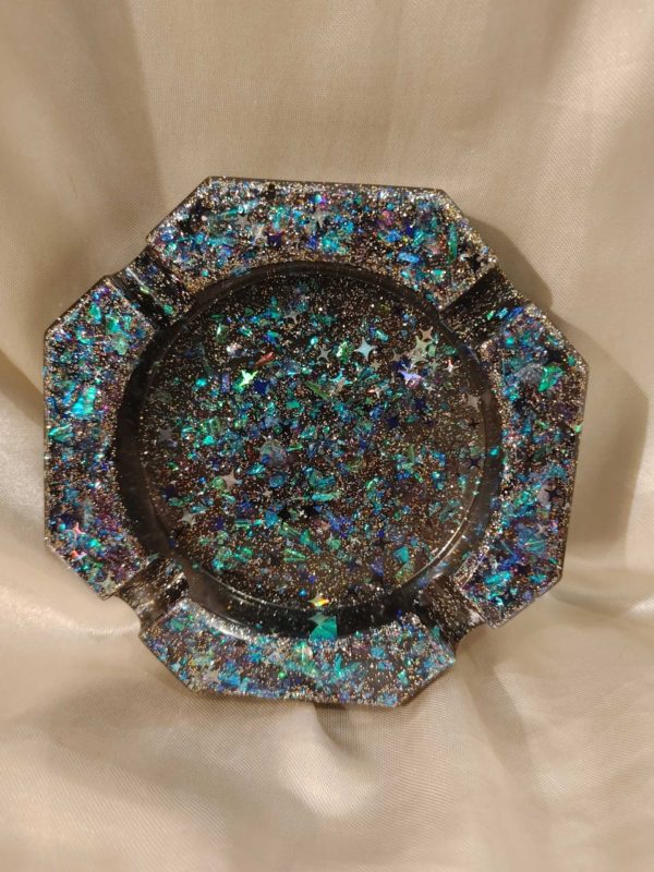 High Maintenance' Space Theme Tray, Jar & Ashtray Set - Image 5