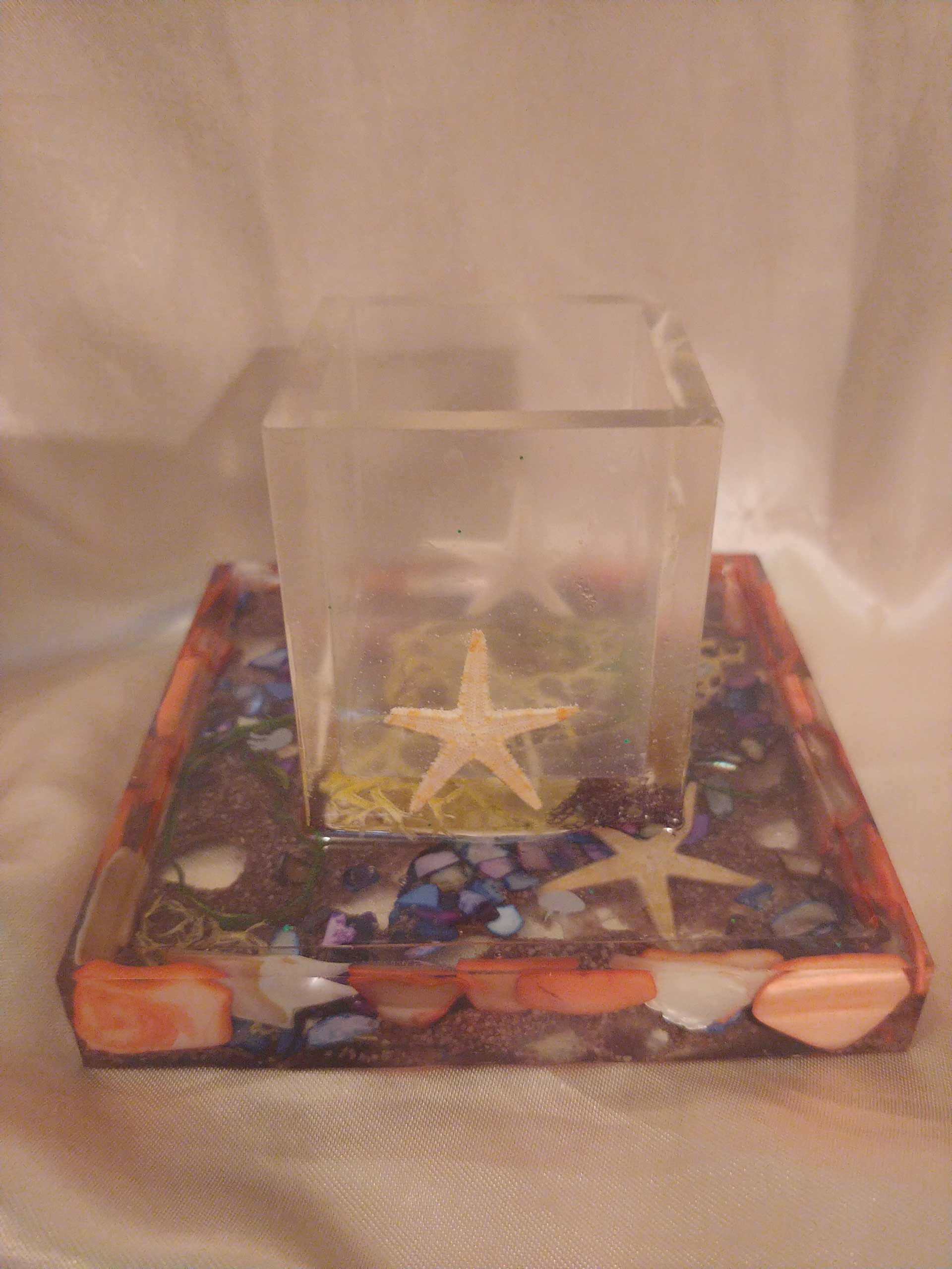 Polar Bear on Iceberg Diamond Pyramid with Ocean Bottom Stand - Image 5