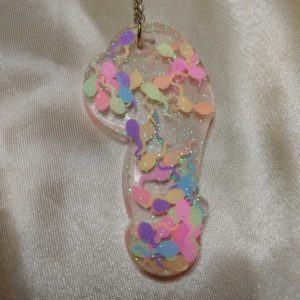 Tons of Cum Pretty Penis Keychain Style 1