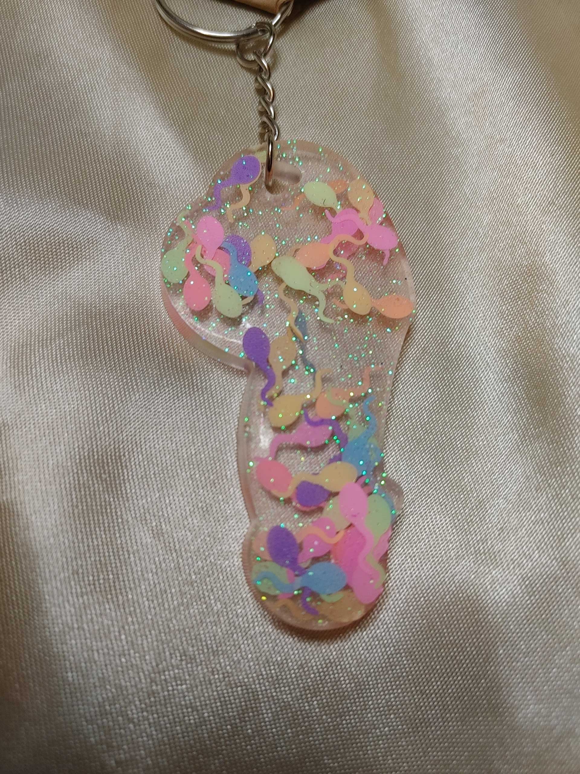 Tons of Cum Pretty Penis Keychain Style 1