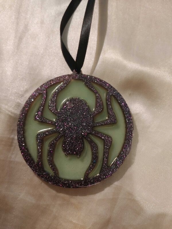Spider Glow-in-the-Dark Hanging Ornament