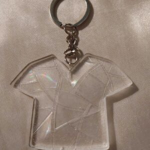 T-Shirt Clear Holographic Keychain