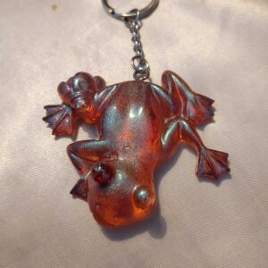Frog & Bug Galaxy Keychain