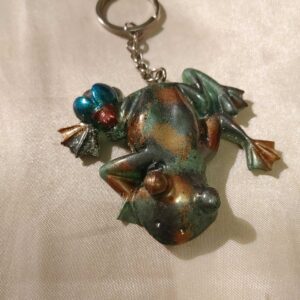 Frog & Bug Camo Keychain