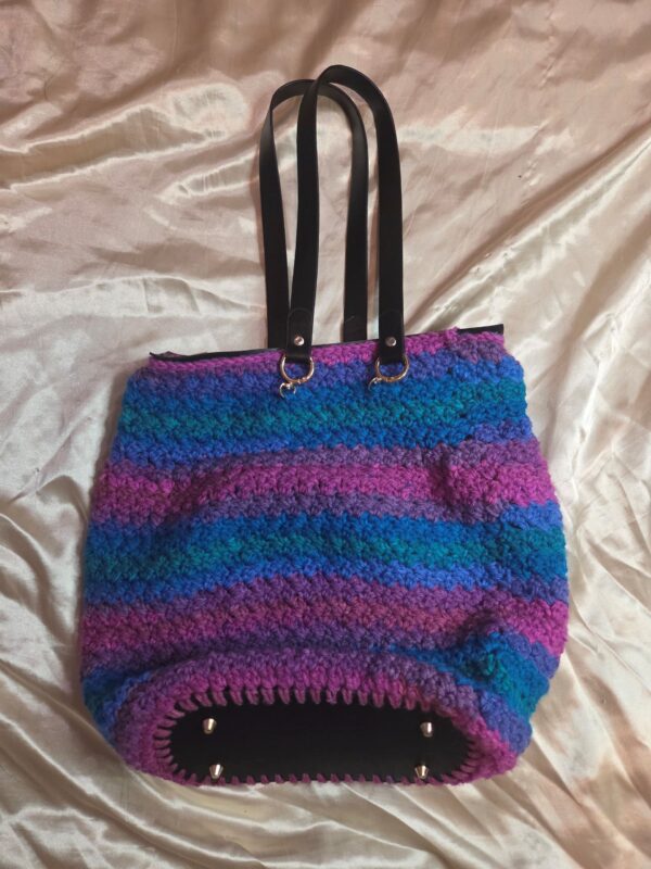 Beach Party Interchangeable Handles Crochet Handbag/Tote