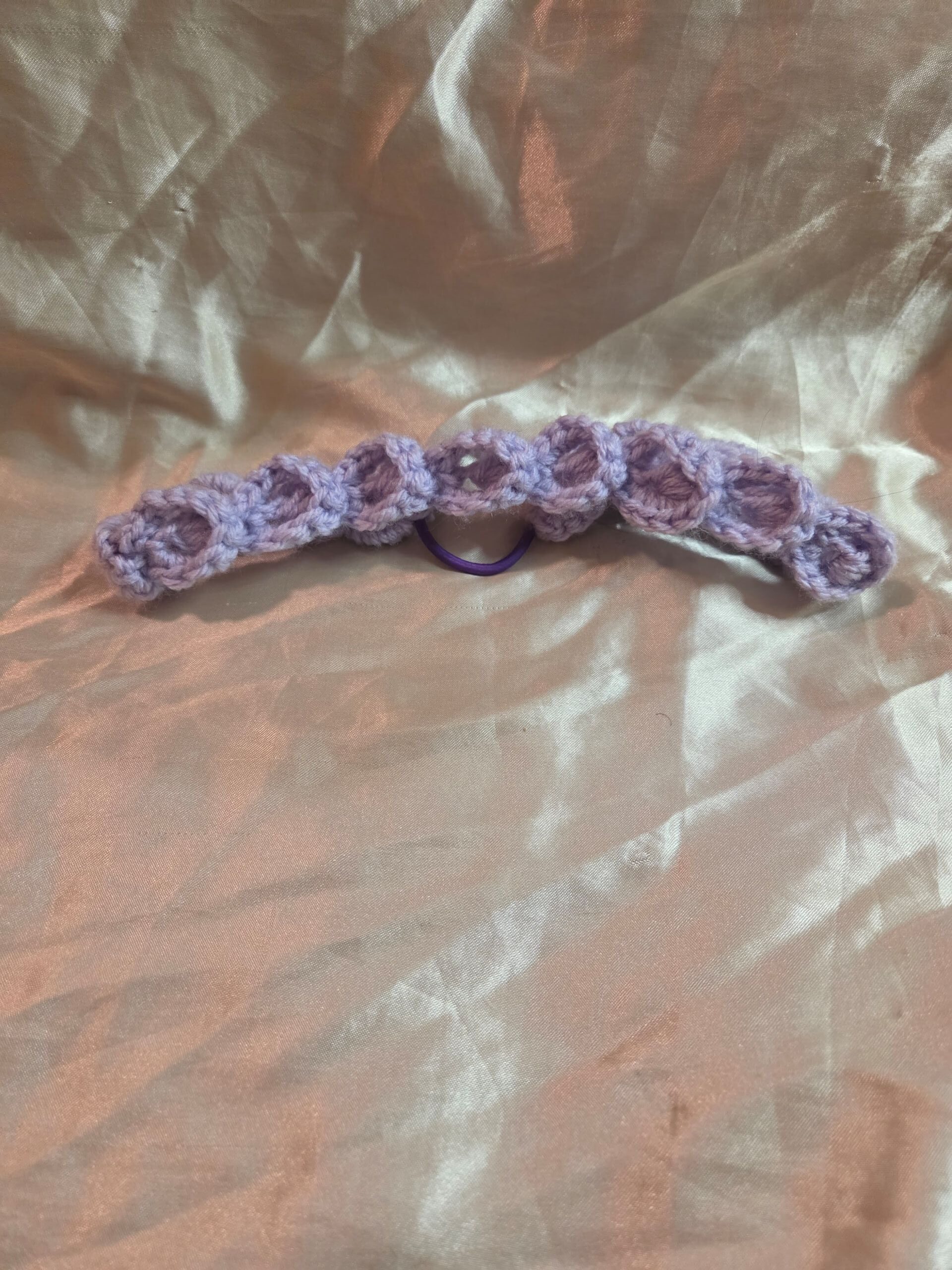 Pop Out Purple Adult Crochet Headband
