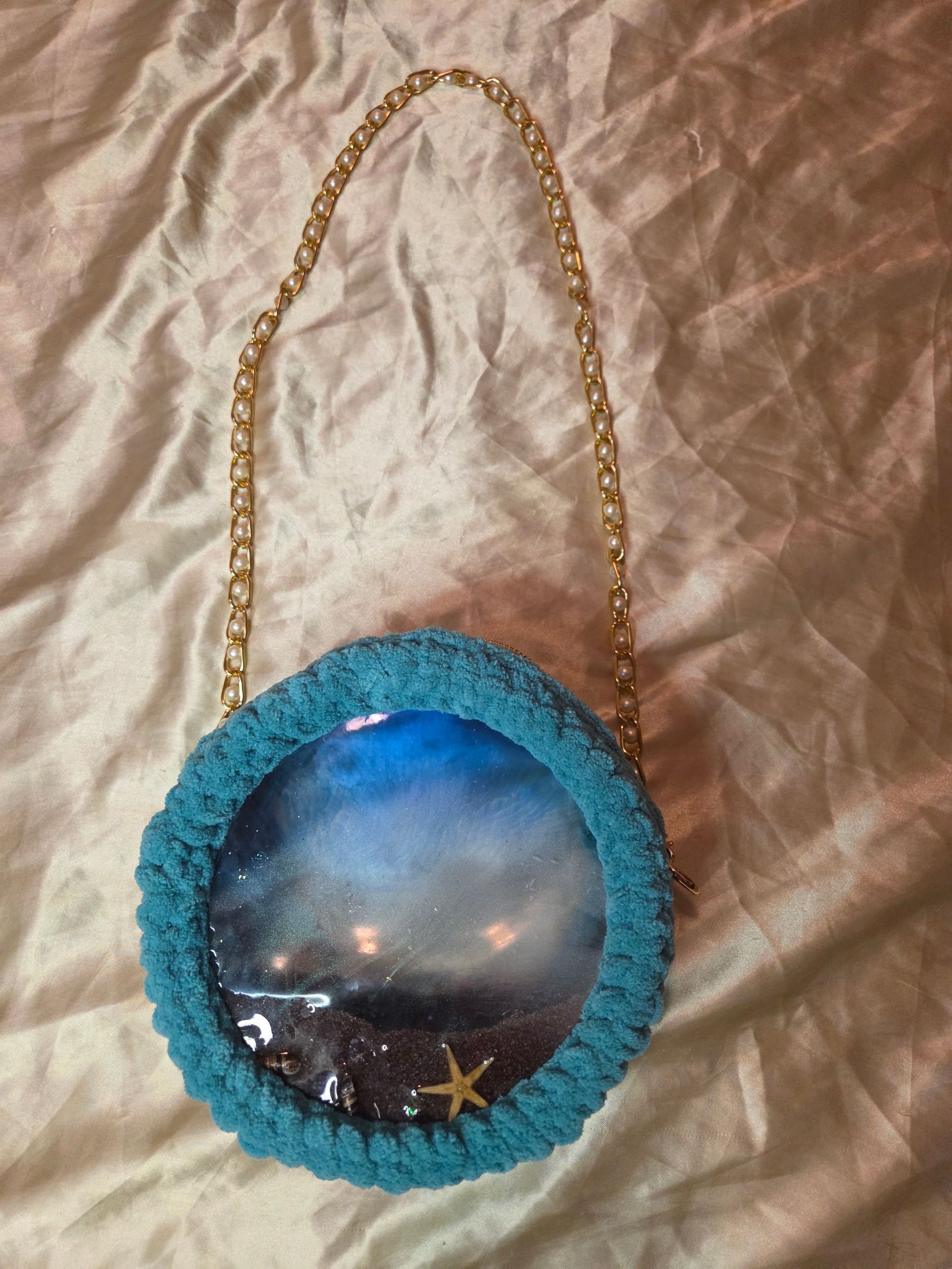 Ocean Theme Crochet Purse - Style 1
