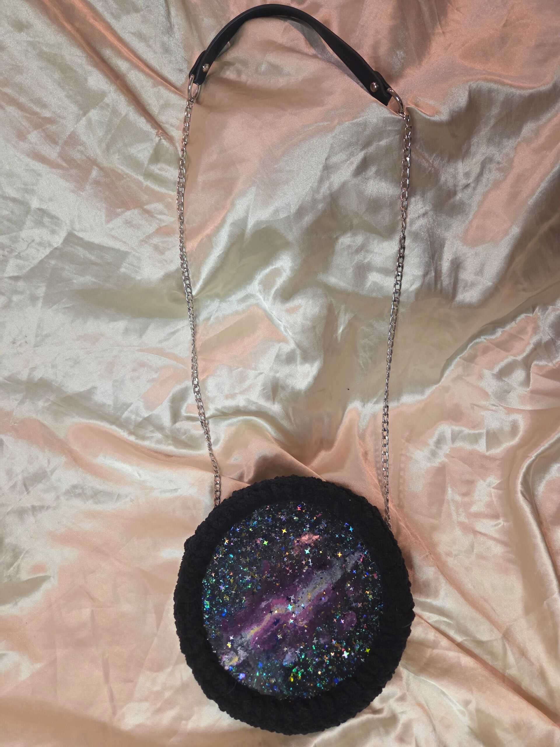 Space Theme Crochet Purse - Image 2