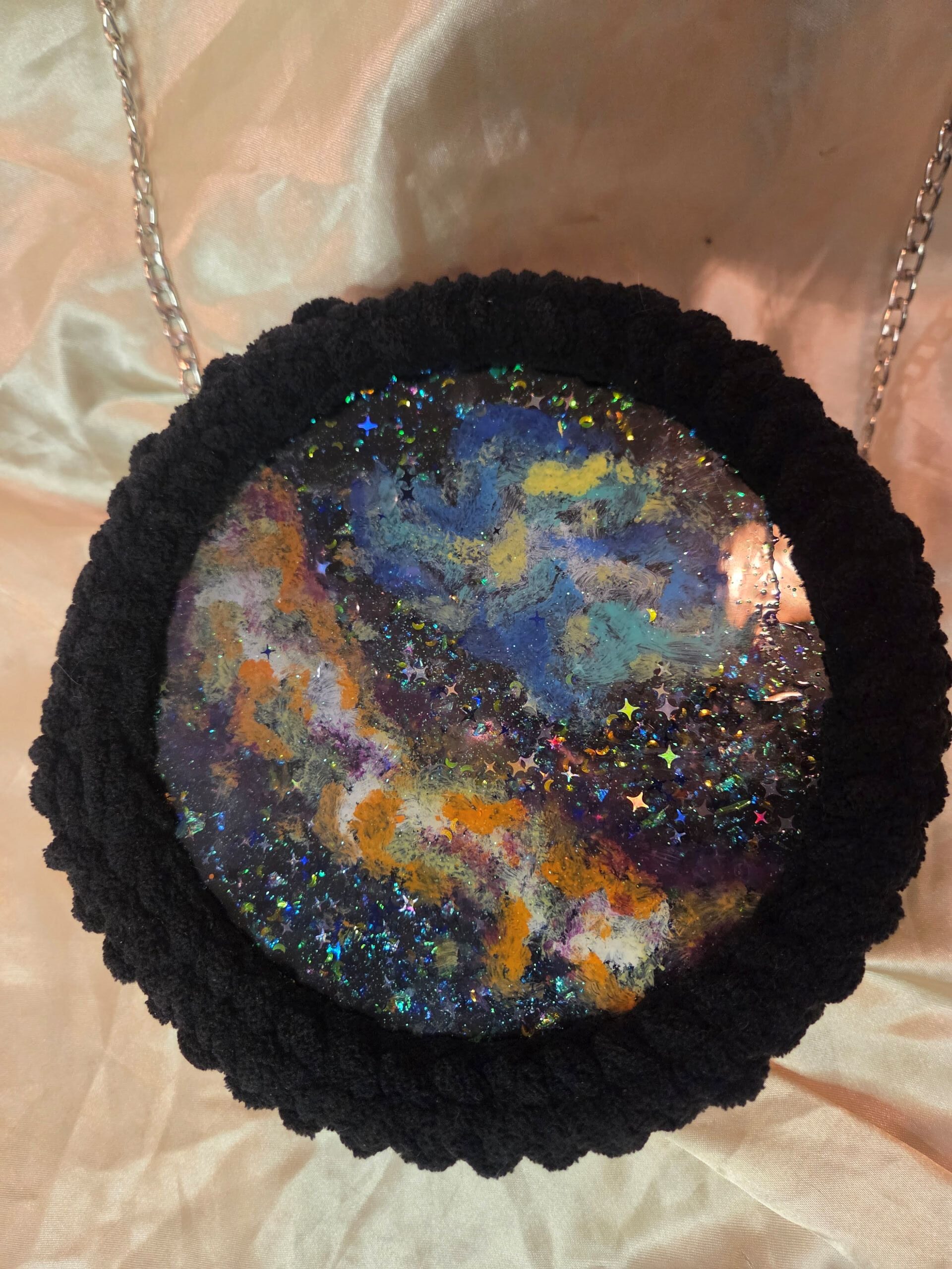 Space Theme Crochet Purse - Image 3