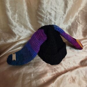 Punk Bunny Black/Multi Toddler/Child Hat