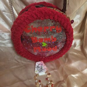 Cherry Crochet Purse